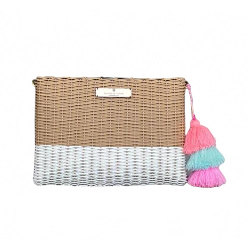 NEW SQUEEZE DE CITRON women's lemon drop citron bag in cafe con leche